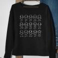 Algebra Dance Math Functions Graph Plot Cute Figures Sweatshirt Gifts for Old Women