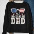 All American Dad Usa Flag Fathers 4Th Of July Day Funny Gift Zip Sweatshirt Gifts for Old Women