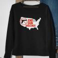 America End Gun Violence United States Map Sweatshirt Gifts for Old Women