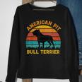 American Pit Bull Terrier Dog Lovers Sunset For Dad Mom Dad Sweatshirt Gifts for Old Women