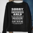 Arlo Name Gift Sorry My Heart Only Beats For Arlo Sweatshirt Gifts for Old Women