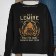 As A Lemire I Have A 3 Sides And The Side You Never Want To See Sweatshirt Gifts for Old Women