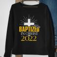 Baptized In Christ 2022 Christian Tee Baptism Faith Sweatshirt Gifts for Old Women
