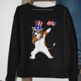 Beagle Dabbing Dog Dad 4Th Of July Sweatshirt Gifts for Old Women