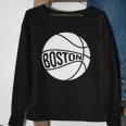 Boston Retro City Massachusetts State Basketball Sweatshirt Gifts for Old Women