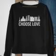 Buffalo Choose Love Stop Hate End Racism Sweatshirt Gifts for Old Women
