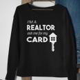 Business Card Realtor Real Estate S For Women Sweatshirt Gifts for Old Women
