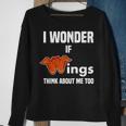 Chicken Wing Lover Funny Fried Chicken Lover Wings Sweatshirt Gifts for Old Women