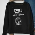 Chill Bro Cool Sloth On Tree Sweatshirt Gifts for Old Women