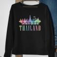 Colorful Thai Kuala Lampur Thailand Sweatshirt Gifts for Old Women