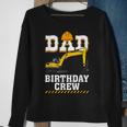 Construction Birthday Party Digger Dad Birthday Crew Sweatshirt Gifts for Old Women