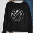 Cute West Virginia Wv Mountain State And Map Sweatshirt Gifts for Old Women