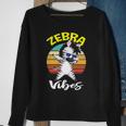 Dabbing Zebra Vibes Zoo Animal Gifts For Men Women Kids Sweatshirt Gifts for Old Women
