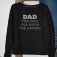 Dad The Myth The Legend Vintage Dad Legend Sweatshirt Gifts for Old Women