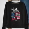 Daddio Of The Patio Usa Flag Patriotic Bbq Dad 4Th Of July Sweatshirt Gifts for Old Women