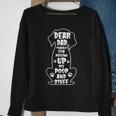 Dear Dad Thanks For Picking Up My Poop Happy Fathers Day Dog Sweatshirt Gifts for Old Women