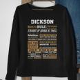 Dickson Name Gift Dickson Born To Rule Sweatshirt Gifts for Old Women