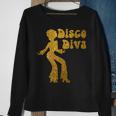Disco Diva- Retro 70S Seventies Retro Disco Ball Sweatshirt Gifts for Old Women