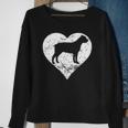 Distressed Cane Corso Heart Dog Owner Graphic Sweatshirt Gifts for Old Women