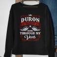 Duron Name Shirt Duron Family Name V3 Sweatshirt Gifts for Old Women