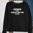 Engineer By Day Worlds Best Dad Mens Custom Job Engineering Funny Geek Awesome Fathers Day Christmas Sweatshirt Gifts for Old Women