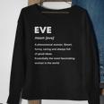 Eve Name Definition Personalized Custom Sweatshirt Gifts for Old Women