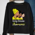 Ewings Sarcoma Awareness Yellow Women Ewings Sarcoma Ewings Sarcoma Awareness Sweatshirt Gifts for Old Women