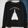 F-14 Tomcat Military Fighter Jet Design On Front And Back Sweatshirt Gifts for Old Women