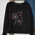 Faith Hope Love Breast Cancer Dandelion Flower Breast Cancer Sweatshirt Gifts for Old Women