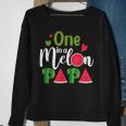 Family One In A Melon Papa Birthday Party Matching Family Sweatshirt Gifts for Old Women