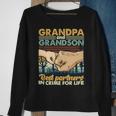 Father Grandpa And Grandson Best Partners In Crime For Life 113 Family Dad Sweatshirt Gifts for Old Women