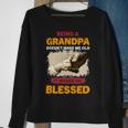 Father Grandpa Being A Grandpa Doesnt Make Me Old It Makes Me Blessed 61 Family Dad Sweatshirt Gifts for Old Women