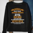 Father Grandpa I Get My Attitude From My Freakin Awesome Grandpa 159 Family Dad Sweatshirt Gifts for Old Women