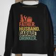Father Husband Garage Drinker Vintage Mechanic Dad Handyman Sweatshirt Gifts for Old Women
