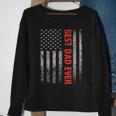 Fathers Day Best Dad Ever With Us American Flag V2 Sweatshirt Gifts for Old Women