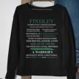 Findley Name Gift Findley Completely Unexplainable Sweatshirt Gifts for Old Women