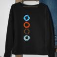 Four Elements Air Earth Fire Water Ancient Alchemy Symbols Sweatshirt Gifts for Old Women