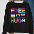 Free Mom Hugs Rainbow Lgbtq Lgbt Pride Month Sweatshirt Gifts for Old Women