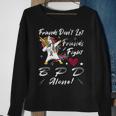 Friends Dont Let Friends Fight Borderline Personality Disorder Bpd Alone Unicorn Grey Ribbon Borderline Personality Disorder Bpd Awareness Sweatshirt Gifts for Old Women