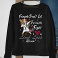 Friends Dont Let Friends Fight Limb Loss Alone Unicorn Grey Ribbon Limb Loss Limb Loss Awareness Sweatshirt Gifts for Old Women