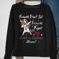 Friends Dont Let Friends Fight Lockedin Syndrome Alone Unicorn Silver Ribbon Lockedin Syndrome Lockedin Syndrome Awareness Sweatshirt Gifts for Old Women