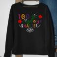 Funny 100 Days Smarter Shirt Happy 100Th Day Of School Gifts Sweatshirt Gifts for Old Women