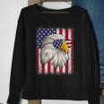 Funny 4Th Of July Usa Flag American Patriotic Eagle Sweatshirt Gifts for Old Women