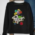 Funny Astronaut Space Travel Planets Skateboarding Science Sweatshirt Gifts for Old Women