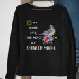 Funny Be A Blue Quaker Parrot Bird Mom Mother Sweatshirt Gifts for Old Women