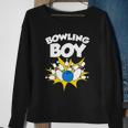 Funny Bowling Gift For Kids Cool Bowler Boys Birthday Party Sweatshirt Gifts for Old Women
