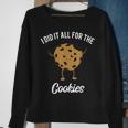 Funny Chocolate Chip Cookie Meme Quote 90S Kids Food Joke Sweatshirt Gifts for Old Women