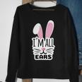 Funny Cute Pink Bunny Im All Ears Rabbit Happy Easter Day Gift For Girls Women Mom Mommy Family Birthday Holiday Christmas Sweatshirt Gifts for Old Women