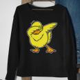 Funny Dabbing Duck Dab Dance Cool Duckling Lover Gift Sweatshirt Gifts for Old Women
