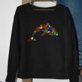 Funny Dolphin Puzzle Animals Lover Autism Awareness Sweatshirt Gifts for Old Women